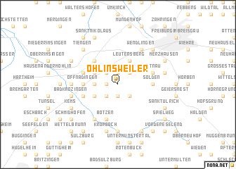 map of Öhlinsweiler