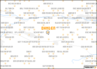 map of Ohmden