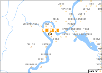 map of Ohnebok