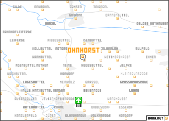 map of Ohnhorst