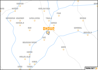map of Ohour