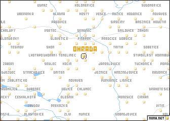 map of Ohrada