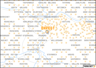 map of Öhredt