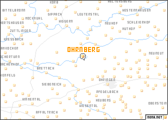 map of Ohrnberg