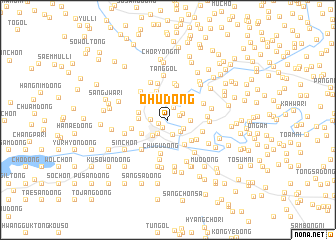 map of Ohu-dong