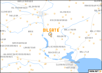 map of Oilgate