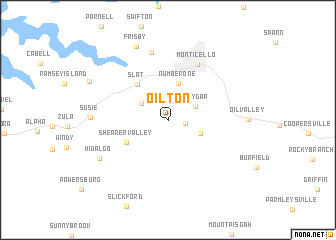 map of Oilton