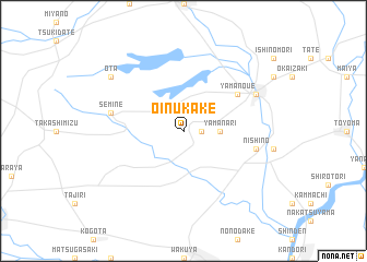 map of Oinukake