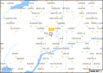 map of Oín