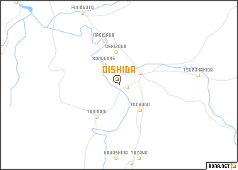 map of Ōishida