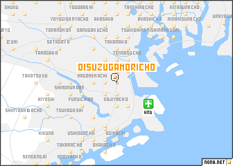 map of Ōi-Suzugamorichō