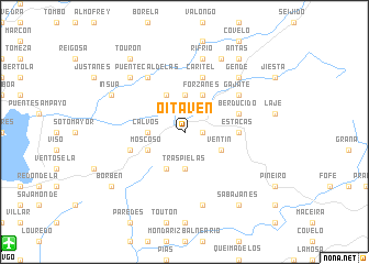 map of Oitavén