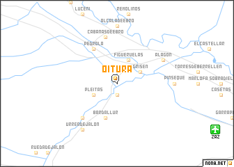 map of Oitura