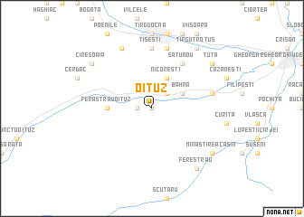 map of Oituz