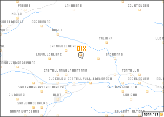 map of Oix