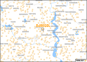 map of Ojae-gol
