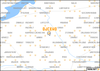 map of Ojcewo