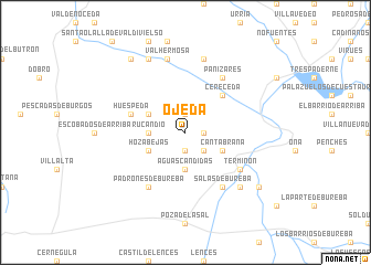 map of Ojeda