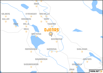 map of Öjenäs