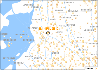 map of Ojhrīwāla