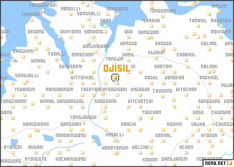 map of Ŏjisil