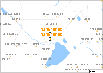 map of Ojo de Agua