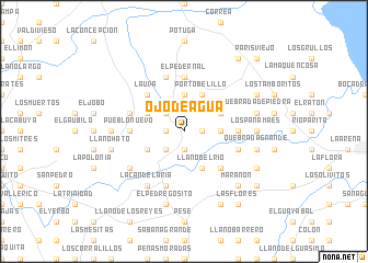 map of Ojo de Agua