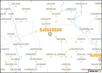 map of Ojo de Agua