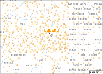 map of Ojoemo