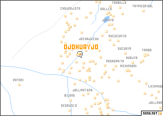 map of Ojo Huayjo