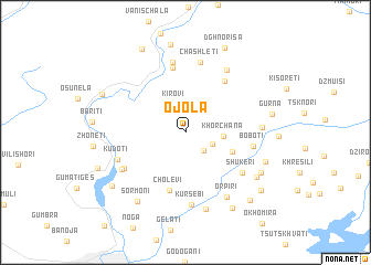 map of Ojola