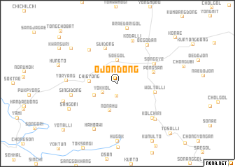 map of Ŏjŏn-dong