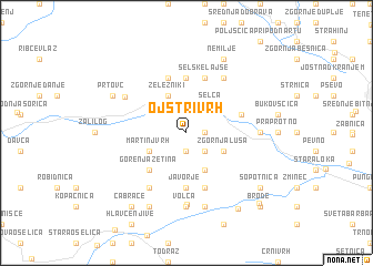 map of Ojstri Vrh