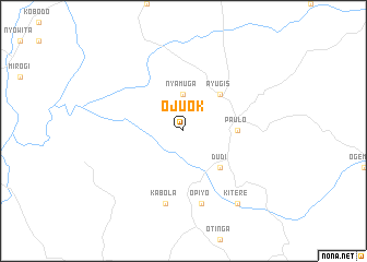 map of Ojuok