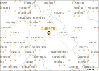 map of Ojustal