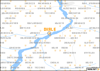 map of Okale