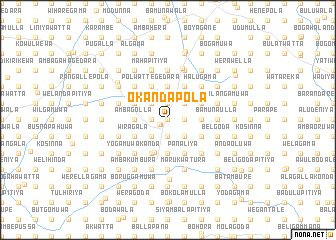 map of Okandapola