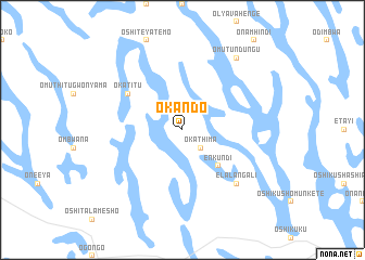 map of Okando