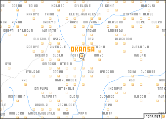 map of Okansa