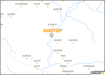 map of Okanyan