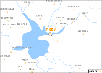 map of Okay