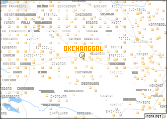 map of Okchang-gol