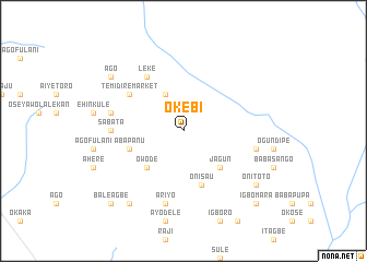 map of Okebi