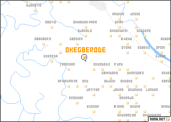 map of Okegberode