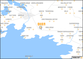 map of Öken