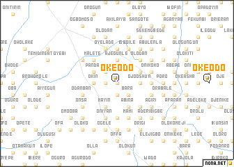 map of Oke Odo