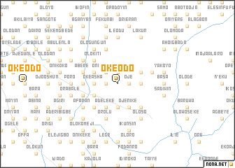 map of Oke Odo