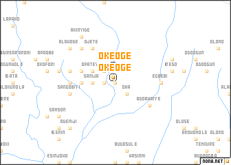 map of Oke Oge