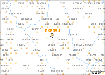 map of Oke Osu