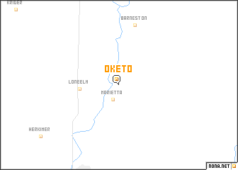 map of Oketo